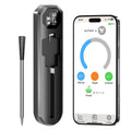 Smart Wireless Meat Thermometer with 500FT Bluetooth Range, App Remote Monitoring, Time Reminder, for Cooking, Baking, Oven, Grilling