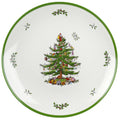 Spode Christmas Tree Melamine Round Platter - 14 Inch Shatterproof Serving Plate for Holiday Meals, Holiday Party - Festive Tableware for Indoor & Outdoor Use, Dishwasher Safe Christmas Dinnerware