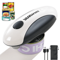 YARRAMATE Electric Can Opener, One-Touch Rechargeable Automatic Can Opener Fits All Cans Sizes-Smooth Edge for Kitchen with Storage Bag Portable for Travel