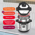 Instant Pot 6Qt Duo Plus 9-in-1 Multicooker, Pressure Cooker, Slow Cook, Rice Maker, Steamer, Sauté, Yogurt, Warmer & Sterilizer, Stainless Steel, 6 Quarts