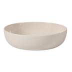 Gibson Home Candy Skies 12 Piece Unbreakable Wheat Straw Melamine Plates and Bowls Dinnerware Set - Outdoor, Camping, & Everyday Use - Matte Exterior/Shiny Interior Taupe Cream