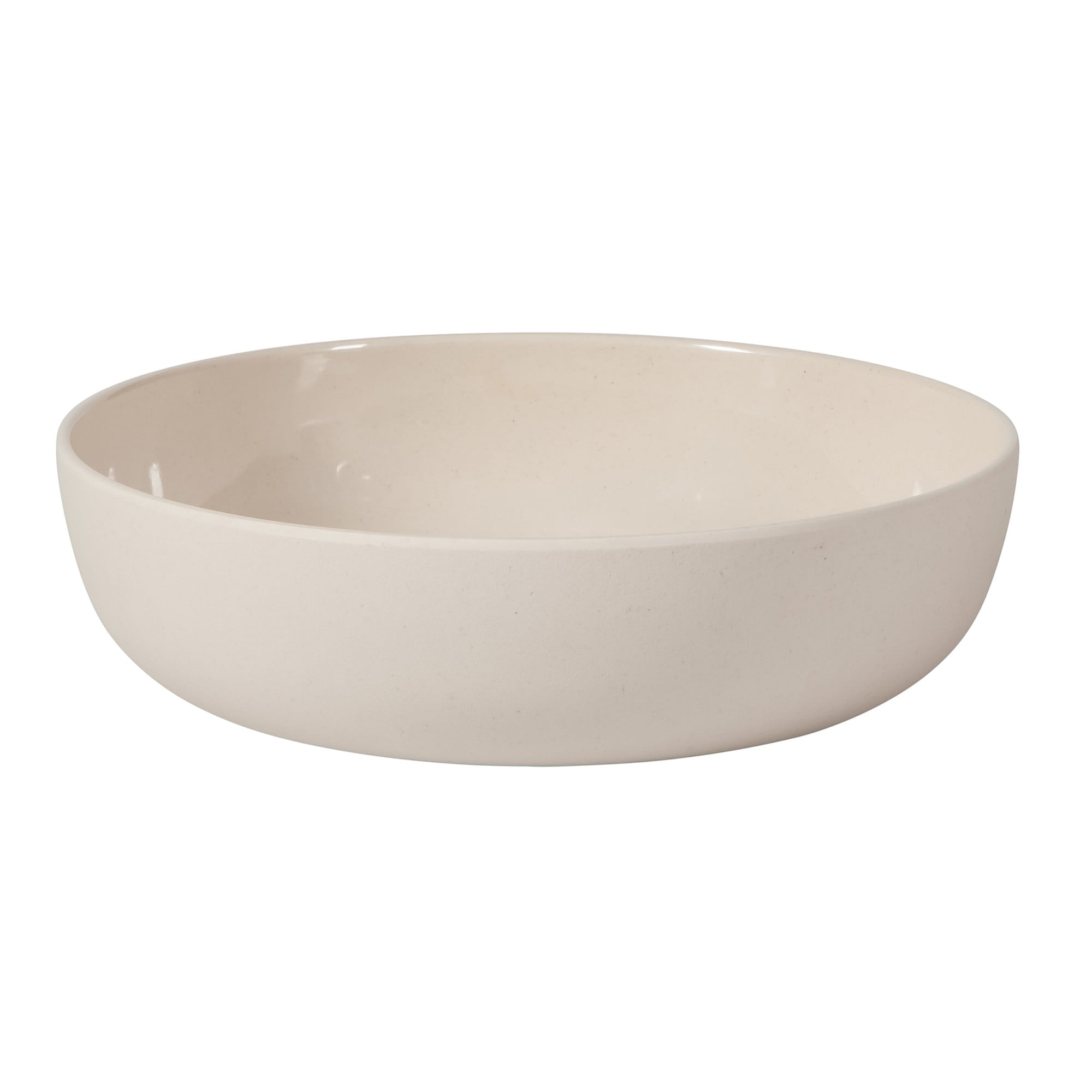 Gibson Home Candy Skies 12 Piece Unbreakable Wheat Straw Melamine Plates and Bowls Dinnerware Set - Outdoor, Camping, & Everyday Use - Matte Exterior/Shiny Interior Taupe Cream
