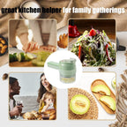 4 in 1 Vegetable Chopper Electric, Handheld Choppers, Smart Kitchen Appliances for Pepper, Garlic, Onion, Celery & Meat