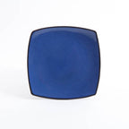 Gibson Home Soho Lounge Square Stoneware 16 Piece Dinnerware Set, Blue