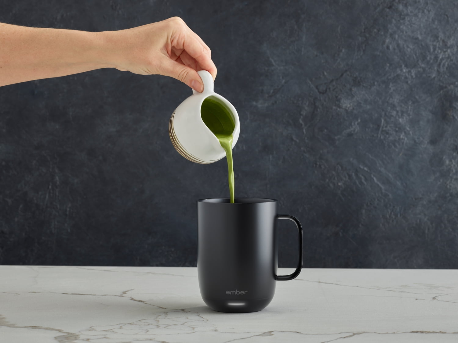 Ember Temperature Control Smart Mug 2, 14 oz, Black, Up To 1.5-hr Battery Life - App Controlled Heated Coffee/Tea Mug - Improved Design