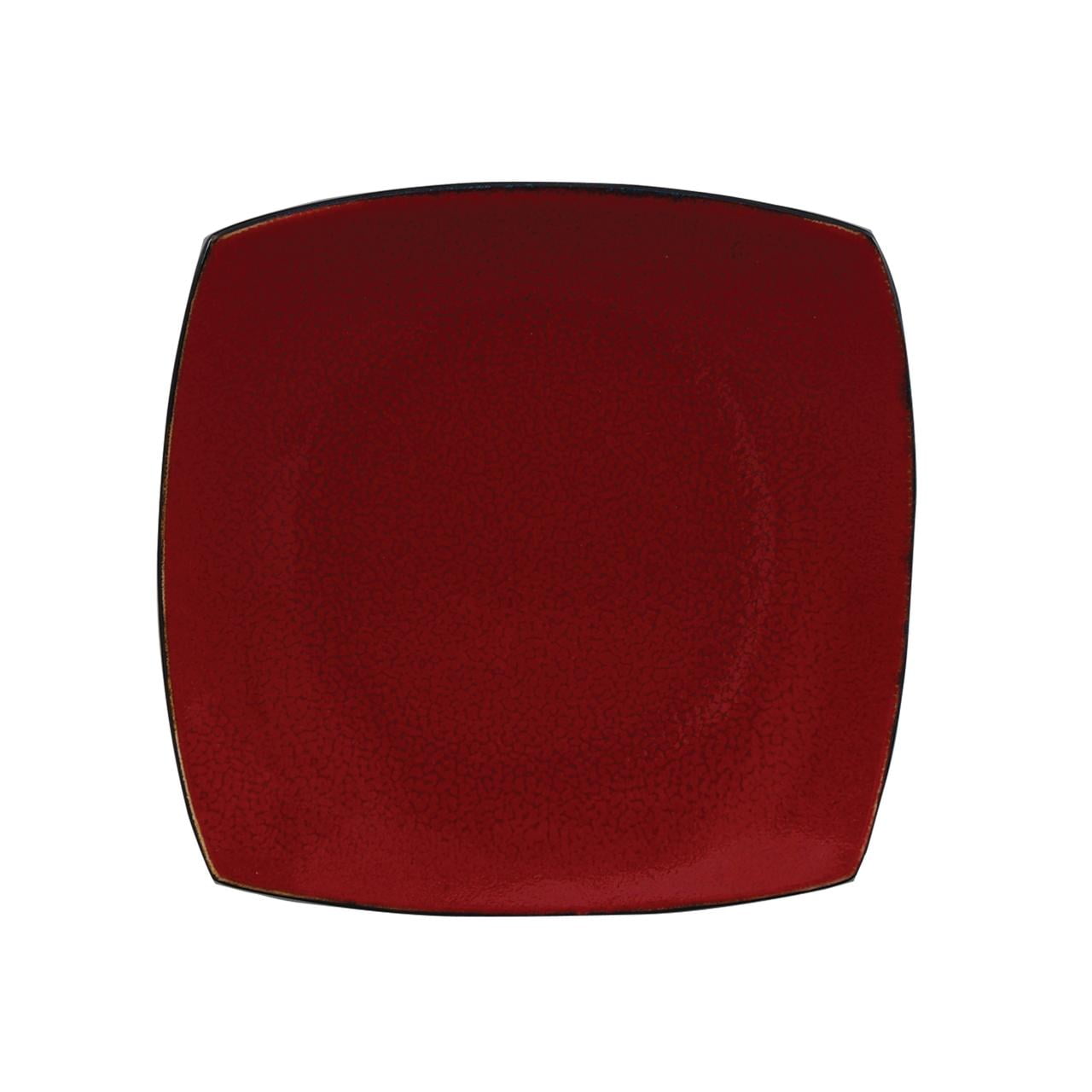 Gibson Home Modern Stoneware Dinner Plates - Soho Lounge Square 40-Piece Dinnerware Set