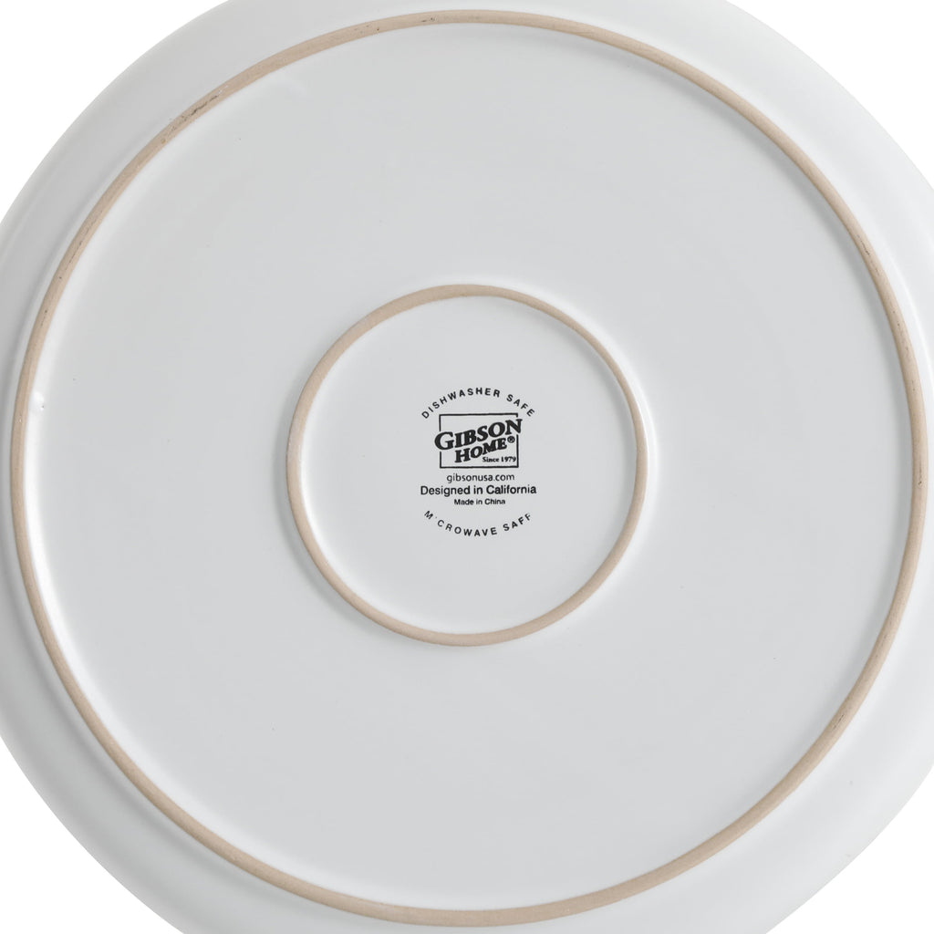 Gibson Home Everyday Essential White Dinnerware Set, 12-Piece Set