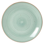 Gibson Home Stonebury 16 Piece Plates and Bowls Assorted Color Dishes - Handpainted Stoneware Dinnerware Set - Service for 4