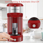 2 in 1 Single Serve Coffee Maker for K-Cup Pod & Ground Coffee,Capsule Coffee Machine 6-14oz,Fast Brewing,Compact Small Coffee Brewer for Home Office Travel Dorm RV