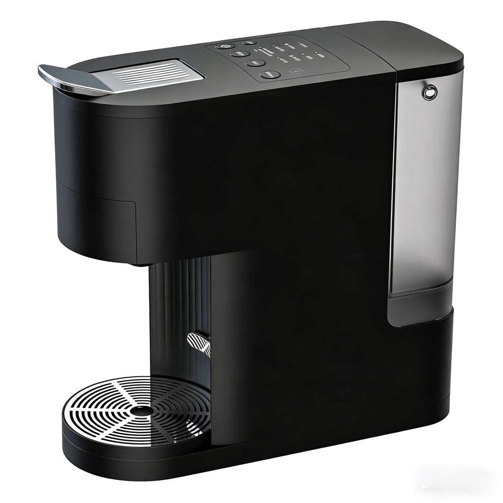 Sanerto Single Serve Coffee Maker Compatible with K Cup Capsules & Grounds,6-12oz Cup Size,1000W 120V, Black