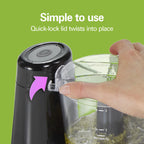 Hamilton Beach Electric Food Chopper & Mini Food Processor, 3-Cup, Black