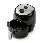 OVENTE Compact Air Fryer for Healthy and Oilless Cooking, 3.2 Qt Nonstick & Dishwasher Safe Basket, 1300W Electric Cooker w/ Adjustable Temperature Control, 30Min Timer & Auto Shutoff, FAM11320B