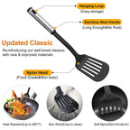 Aertyole Kitchen Utensils Set, 43 PCS Nylon Cooking Utensils Set, Kitchen Spatula Set with Stainless Steel Handles, Heat Resistant Non, Stick Kitchen Gadgets Tools, Pots and Pans Accessories