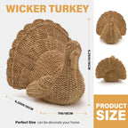 Ayieyill Thanksgiving Turkey Decor, Fall Decorations for Home, Rustic Turkey Thanksgiving Decorations and Fall Table Centerpiece