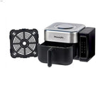 PowerXL 6.3 Quart AirMax Air Fryer Oven with Four Presets and Compact Two-Tier Design, 450F Maximum Temperature, No Preheat Needed
