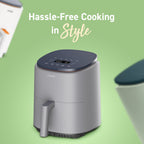 COSORI Smart Air Fryer, Lite 4-Quart Compact 7-in-1 Oven, Preheat and Keep Warm, Voice Control, Dishwasher-Safe, Light Gray